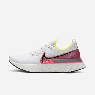 Adidasi Alergare Nike React Infinity Run Flyknit Dama Platină Roz Portocalii Negrii | KWEI-65091